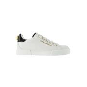 Dolce & Gabbana Laeder sneakers White, Dam