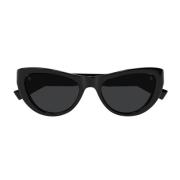 Saint Laurent Modern Cat-Eye Solglasögon New Wave Stil Black, Dam