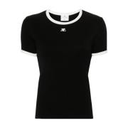 Courrèges Stiliga T-shirts och Polos Black, Dam