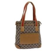 Gucci Vintage Pre-owned Laeder totevskor Brown, Dam