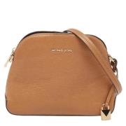 Michael Kors Pre-owned Pre-owned Laeder crossbodyvskor Brown, Dam