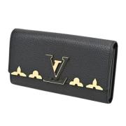 Louis Vuitton Vintage Pre-owned Laeder plnbcker Black, Dam