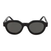 Retrosuperfuture Runda acetat solglasögon Black, Unisex