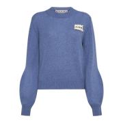 Marni Stiliga Sweaters Kollektion Blue, Dam