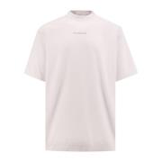 Balenciaga Vit Crew-neck T-shirt Oversize Bomull White, Herr