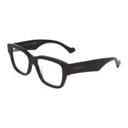 Gucci Fyrkantig Ram Glasögon Gg1428O Black, Unisex