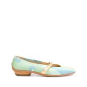 Salvatore Ferragamo Pre-owned Pre-owned Silke lgskor Multicolor, Dam