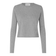 Lisa Yang Cashmere Sweater Duvgrå Gray, Dam