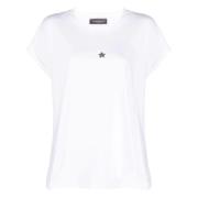 Lorena Antoniazzi Capricorn Vit Casual T-shirt Kvinnor White, Dam