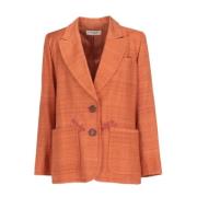 Yves Saint Laurent Vintage Pre-owned Silke ytterklder Orange, Dam