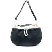 Chanel Vintage Pre-owned Bomull chanel-vskor Blue, Dam