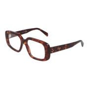 Celine Fyrkantig Acetatram Glasögon Brown, Unisex