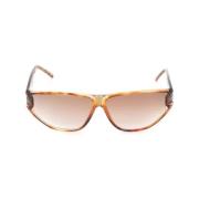 Givenchy Pre-owned Pre-owned Acetat solglasgon Brown, Dam