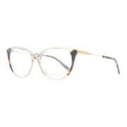 Emilio Pucci Brun Cat Eye Optiska Bågar Multicolor, Dam