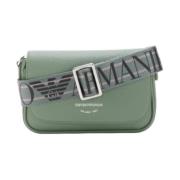 Emporio Armani Grön Mini Väska med Justerbar Rem Green, Dam