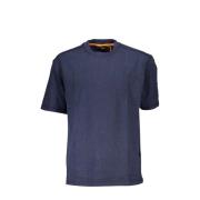 Hugo Boss Blå Logo Print Crewneck T-Shirt Blue, Herr