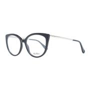 Max Mara Stiliga Cat Eye Optiska Bågar Black, Dam