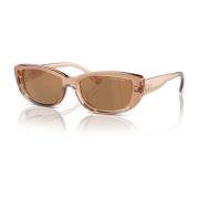 Michael Kors Asheville Solglasögon Brun Transparent Brown, Dam