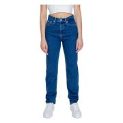 Calvin Klein Jeans Slim Donna Jeans Höst/Vinter Kollektion Blue, Dam
