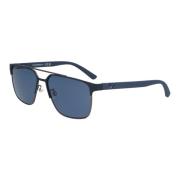 Emporio Armani Fyrkantiga Metall Solglasögon Modell EA 2134 Blue, Herr