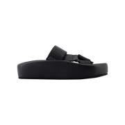 Maison Margiela Laeder sandaler Black, Dam