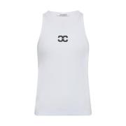 Co'Couture Vit Bomull Tank Top White, Dam