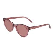 Garrett Leight Cat Eye Solglasögon Glco X Clare V. Pink, Dam