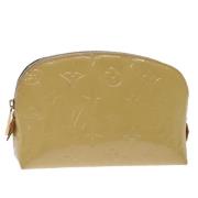 Louis Vuitton Vintage Pre-owned Laeder kuvertvskor Yellow, Dam