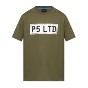 PS By Paul Smith T-shirt med tryck Green, Herr