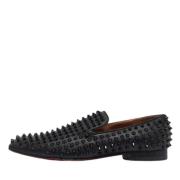 Christian Louboutin Pre-owned Pre-owned Laeder lgskor Black, Herr