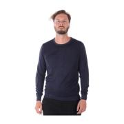 Daniele Alessandrini Mysig Stickad Pullover Sweater Blue, Herr