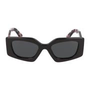 Prada Modern Oregelbunden Solglasögon Black, Unisex