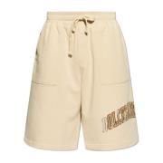 Dolce & Gabbana Shorts med logotyp Beige, Herr