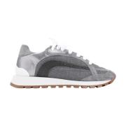 Brunello Cucinelli Grå Sneakers Gray, Dam