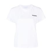 Patrizia Pepe Optisk Vit T-shirt White, Dam