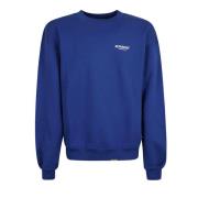 Represent Koboltblå Sweatshirt Logo Print Crew Neck Blue, Herr