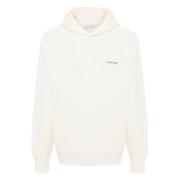 Calvin Klein Vanilla Ice Logo Hoodie White, Herr