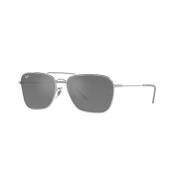 Ray-Ban Spegel Aviator Solglasögon Silver/Grå Gray, Unisex