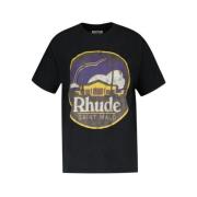 Rhude Saint Malo Tee Black, Herr