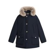 Woolrich Arctic Parka med Avtagbar Päls Blue, Herr