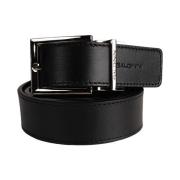 Baldinini Reversible Leather Belt - Black Black, Herr