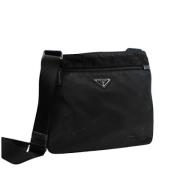 Prada Vintage Pre-owned Tyg prada-vskor Black, Dam