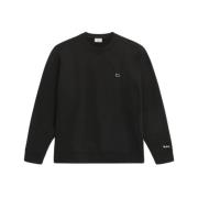 Wuth Amerikansk Fleece Crewneck slim fit Black, Herr