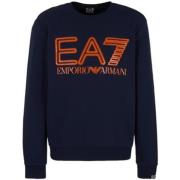 Emporio Armani EA7 Snygg Sweatshirt Blue, Herr