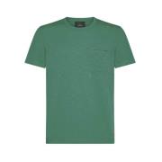 Peuterey Gröna T-shirts och Polos med Ficka Green, Herr
