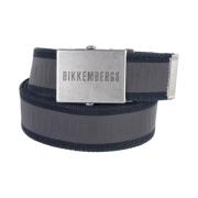 Bikkembergs Svart Herrbälte - Belt Style E35.046 Black, Herr