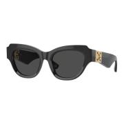 Burberry Stiliga solglasögon i svart Black, Unisex