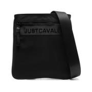 Just Cavalli Cross Body Bags Black, Herr