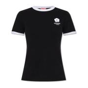 Kenzo T-shirt med logotyp Black, Dam