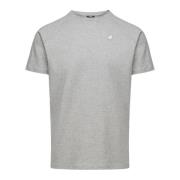 K-Way Stiliga T-Shirt och Polo Gray, Herr